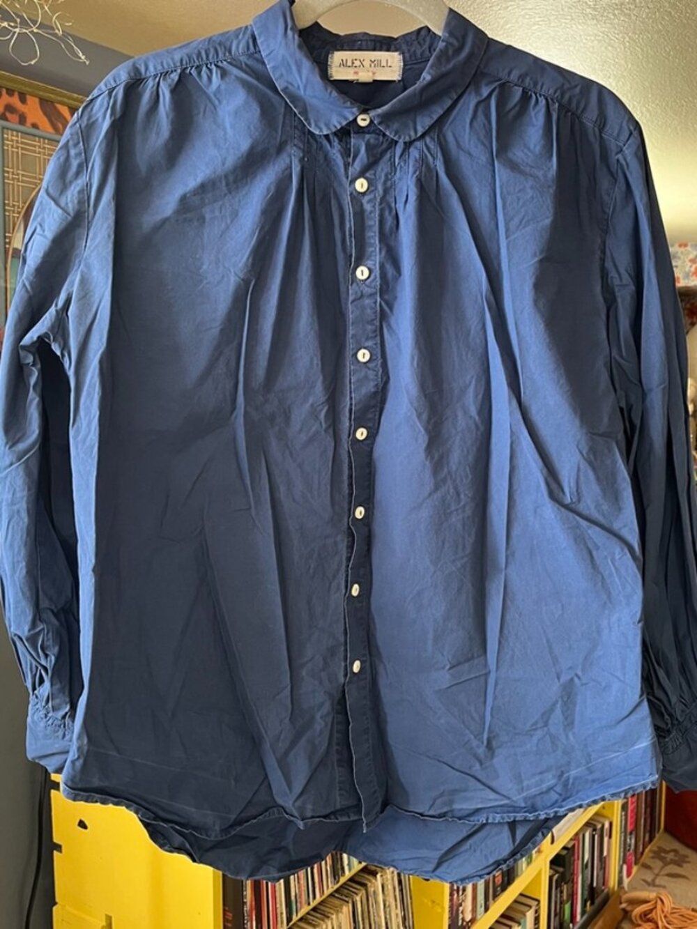 Alex Mill Kit Shirt Dark Blue Medium GUC